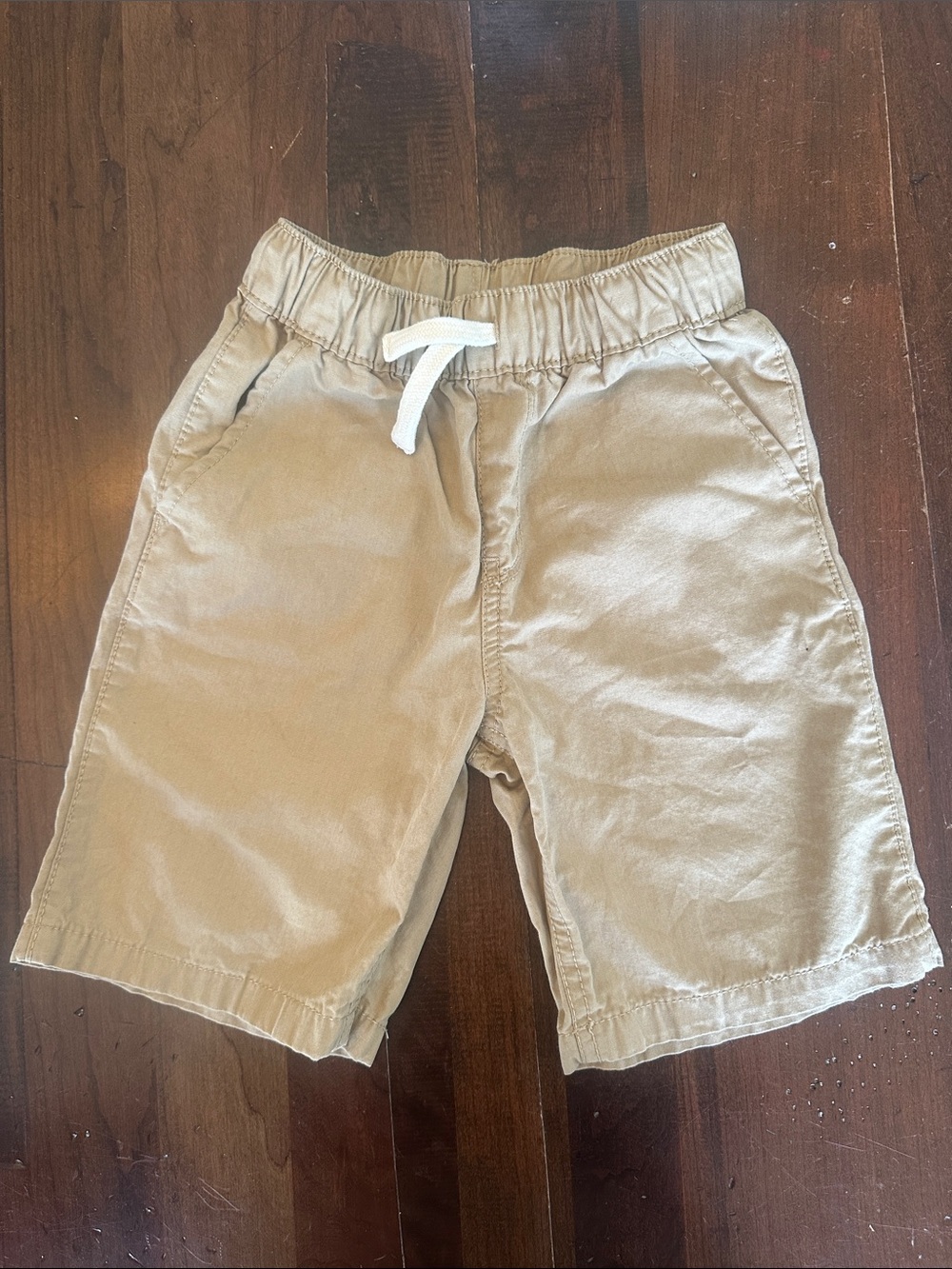 The Children's Place Khaki Drawstring Pull-On Shorts